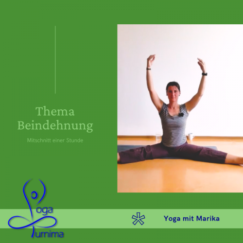 yoga und Beindehnung